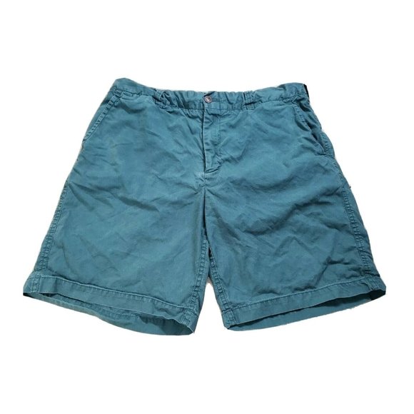 Polo Ralph Lauren Swimwear Men's Green Hybrid Shorts 34 Nylon Cotton Drawstring
